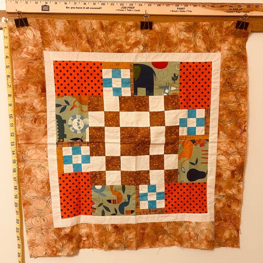 African themed tapestry or pillow size quilt tops patchwork